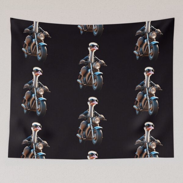 Item preview, The coolest rock ostrich in the world designed and sold by TodoDecoArt.