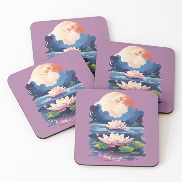 Item preview, Double Lotus Under The Moon designed and sold by Zeus-Prime.