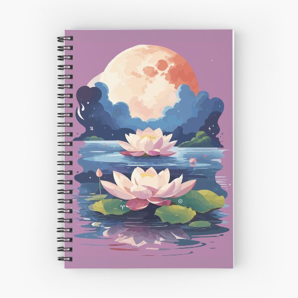 Item preview, Double Lotus Under The Moon designed and sold by Zeus-Prime.