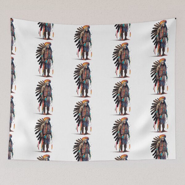 Item preview, Native American | Horse | Chief | Ranch | Cowgirl | Cowboy | Western | Lifestyle | Bold Colors  designed and sold by mwinter2205.