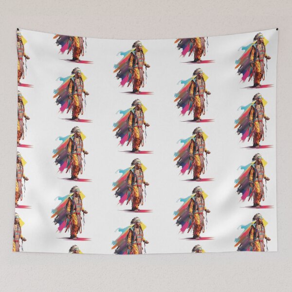 Item preview, Native American | Horse | Chief | Ranch | Cowgirl | Cowboy | Western | Lifestyle | Bold Colors  designed and sold by mwinter2205.