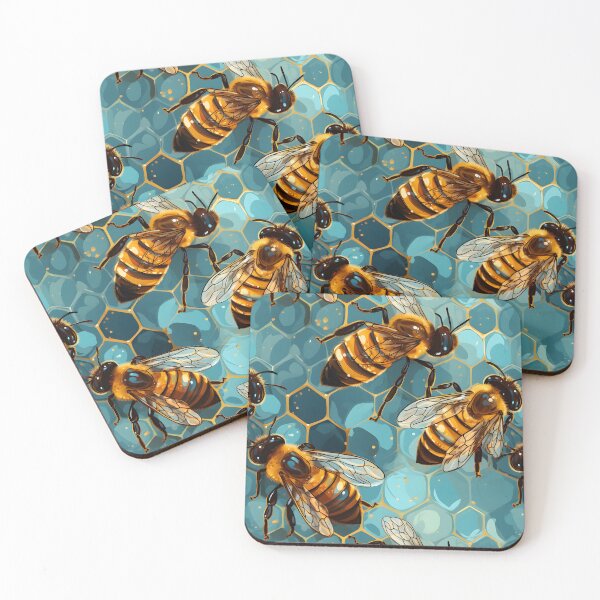 Item preview, Honeycomb and Bee Pattern 11 designed and sold by DigitalPatternx.