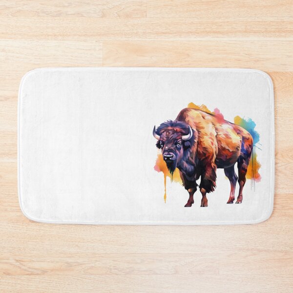 Item preview, Buffalo | Native American | Ranch | Cowgirl | Cowboy | Western | Lifestyle | Bold Colors  designed and sold by mwinter2205.