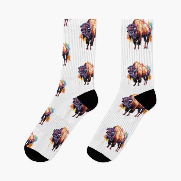 Item preview, Buffalo | Native American | Ranch | Cowgirl | Cowboy | Western | Lifestyle | Bold Colors  designed and sold by mwinter2205.