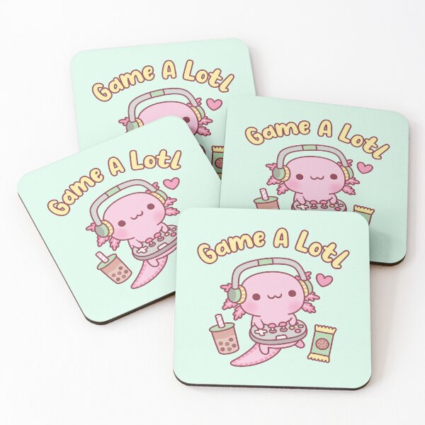 Item preview, Cute Axolotl Gamer Game A Lotl Funny Pun designed and sold by rustydoodle.