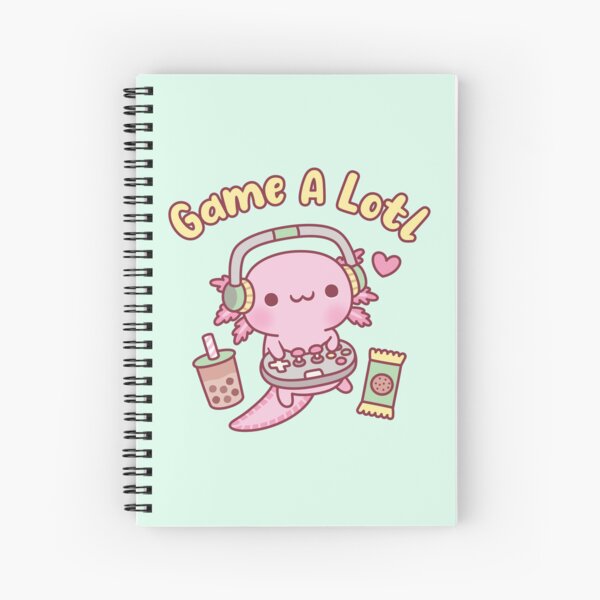 Aperçu de l'œuvre Jeu de joueur Axolotl mignon Un jeu de mots drôle Lotl créée et vendue par rustydoodle.