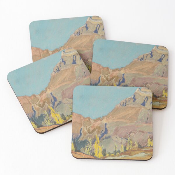 Item preview, James Edward Hervey MacDonald, Mountain and Larches, Rocky Mountains designed and sold by TheRedVineyard.