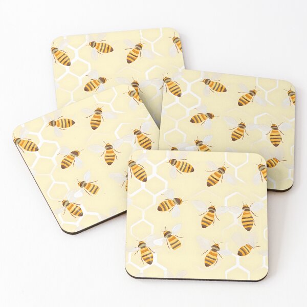 Item preview, Honeycomb and Bee Pattern 12 designed and sold by DigitalPatternx.