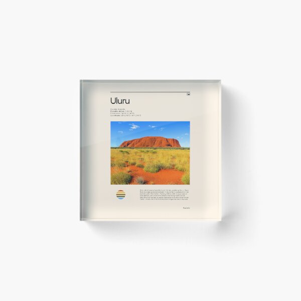 Item preview, Visit Uluru, Australia (Travel poster) designed and sold by RabbitK.