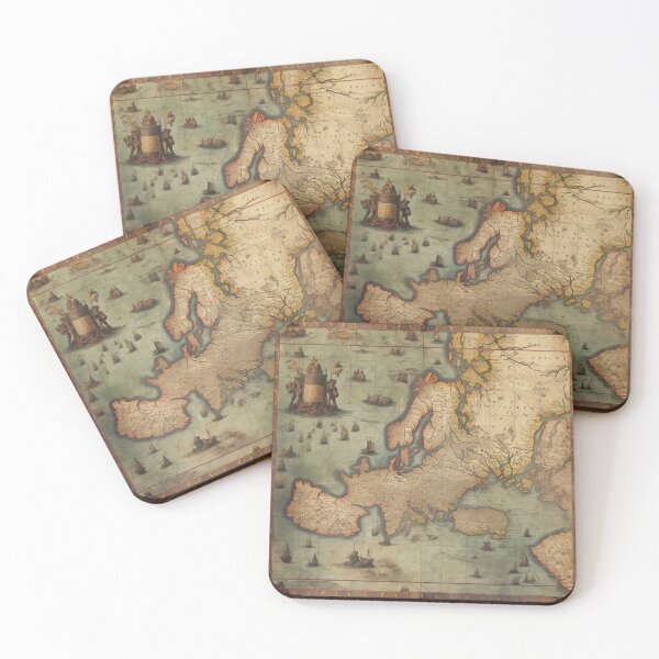 Item preview, Mapas antiguos antiguos designed and sold by BrandonArtWorld.