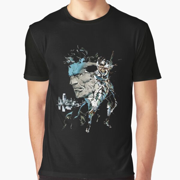 Vista previa del artículo con la obra «Metal Gear Solid Snake _amp_Raiden», diseñado y vendido por JawadZin.