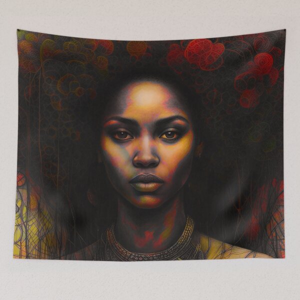 Item preview, Sketch Self Portrait - Angelica Brown Version 1 designed and sold by i20media.