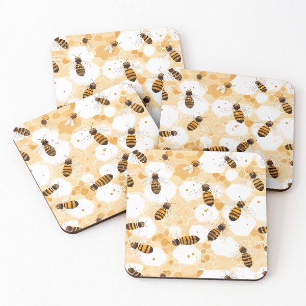 Item preview, Honeycomb and Bee Pattern 13 designed and sold by DigitalPatternx.