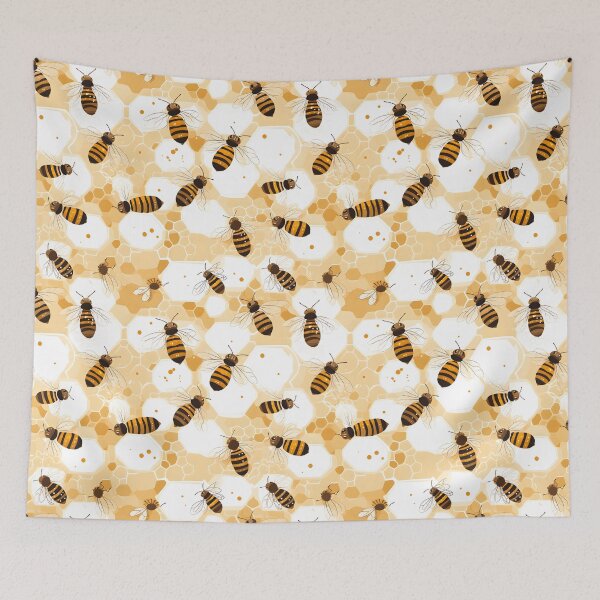 Item preview, Honeycomb and Bee Pattern 13 designed and sold by DigitalPatternx.