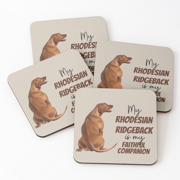 Item preview, My Rhodesian Ridgeback is my faithful companion designed and sold by ChickNickStudio.