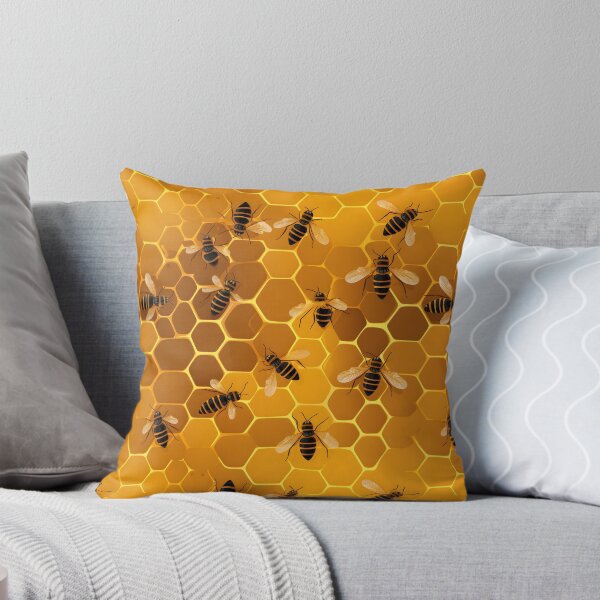 Item preview, Patrón de panal y abeja 14 designed and sold by DigitalPatternx.