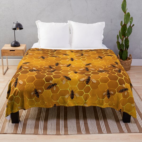 Item preview, Honeycomb and Bee Pattern 14 designed and sold by DigitalPatternx.