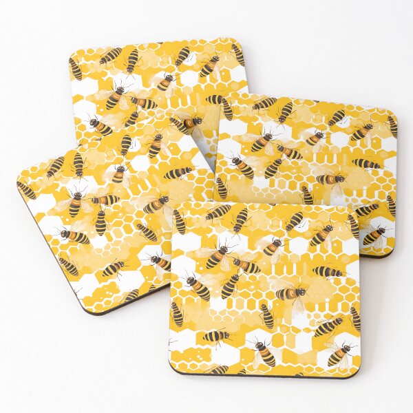 Item preview, Honeycomb and Bee Pattern 15 designed and sold by DigitalPatternx.