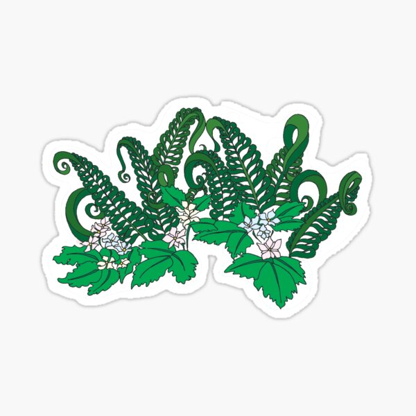 Item preview, Blackberry Fern Twists designed and sold by Kristine Kisman.