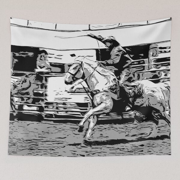Item preview, Rodeo Cowboy  - Steer Roping Event designed and sold by NaturePrints.
