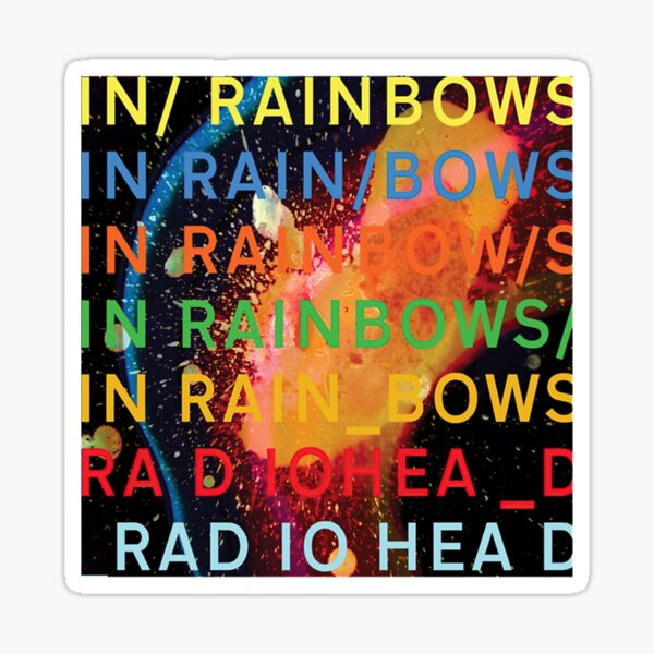 In Rainbows For Men & Women Sticker