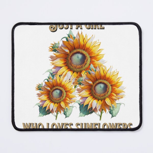 Item preview, Just a girl who loves sunflowers designed and sold by sbaltakova.
