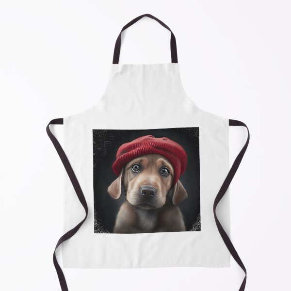 Item preview, Cute Dog in Red Hat 1 designed and sold by charl-eeyork.