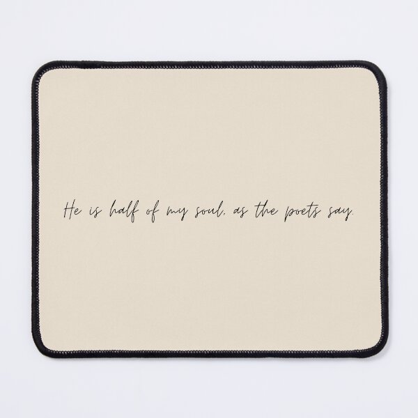 Item preview, He is half of my soul, as the poets say - The Song of Achilles Quote designed and sold by bubblytank.