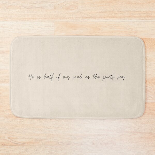 Item preview, He is half of my soul, as the poets say - The Song of Achilles Quote designed and sold by bubblytank.