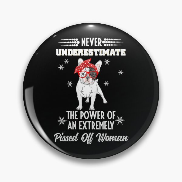 Item preview, Never Underestimate The Power Of Extremely Pissed Off Woman Fitted V-Neck designed and sold by charl-eeyork.