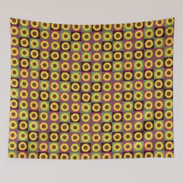 Item preview, Checkered Sunflowers  designed and sold by PrettywithColor.