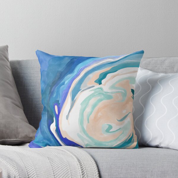 Item preview, Blue Ocean Abstract Watercolor designed and sold by slimbirdy.