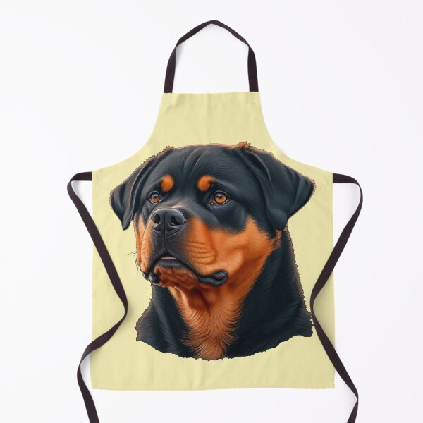 Item preview, La mirada del guardián: arte digital superdetallado de Rottweiler designed and sold by Sequence1.