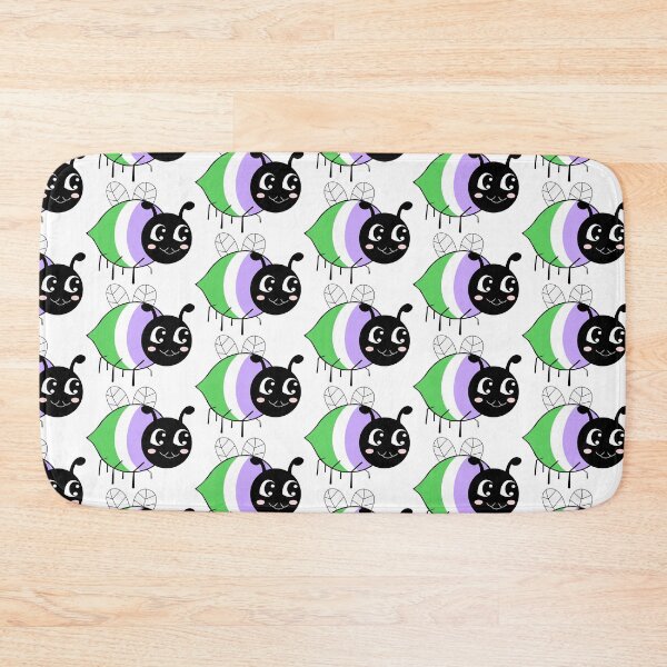 Item preview, Bee Proud Genderqueer Flag designed and sold by HarveyHandcraftsandDesigns.