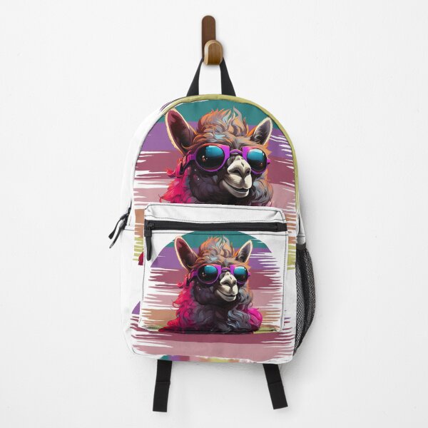 Item preview, Futuristic Llama with Sunglasses designed and sold by Melody Splash.