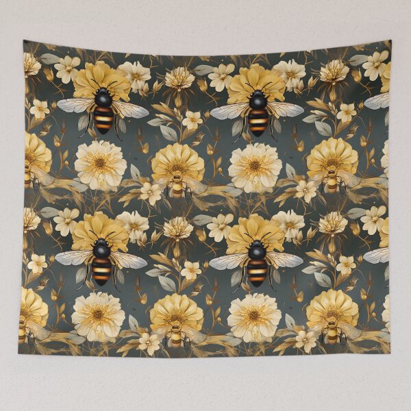 Item preview, Honeycomb and Bee Pattern 18 designed and sold by DigitalPatternx.