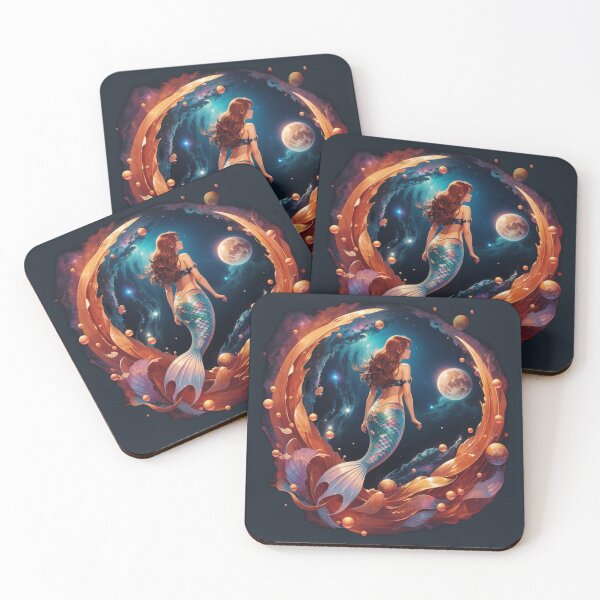 Item preview, Sirenas Galaxy Circle Mermaid  designed and sold by SirenasWorld.