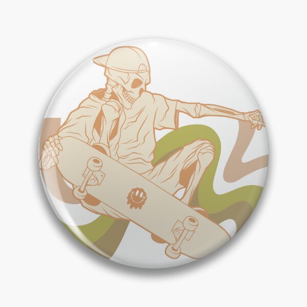 Item preview, Skeleton playing skateboard designed and sold by YQvibe Studio.