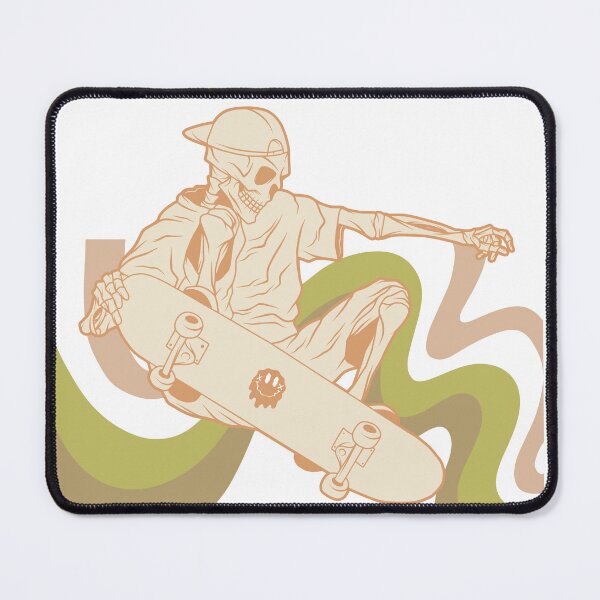 Item preview, Skeleton playing skateboard designed and sold by YQvibe Studio.