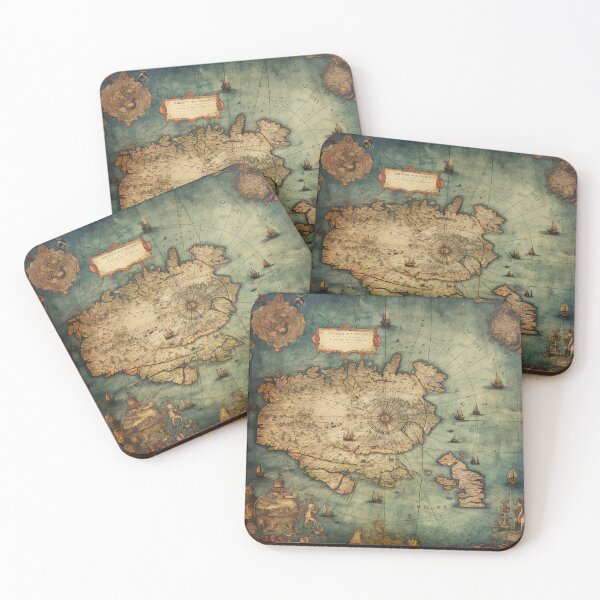 Item preview, Ancient Old Maps designed and sold by BrandonArtWorld.