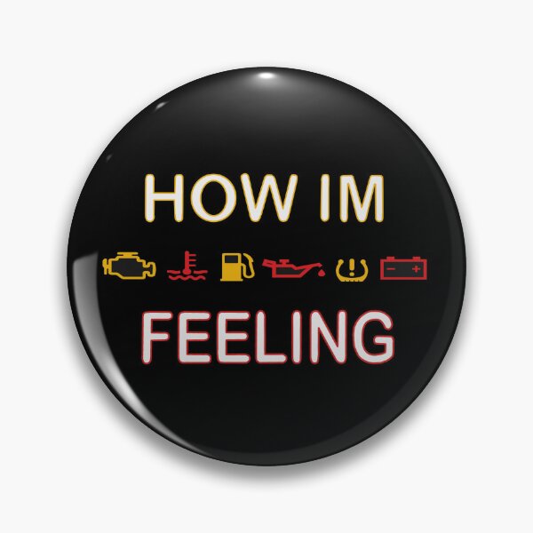Item preview, How I'm feeling (car warning lights) designed and sold by J-KAP.
