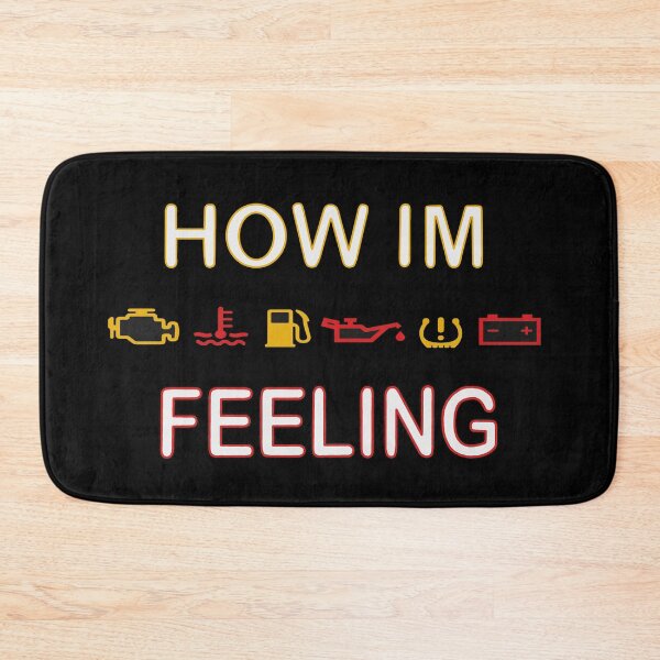 Item preview, How I'm feeling (car warning lights) designed and sold by J-KAP.