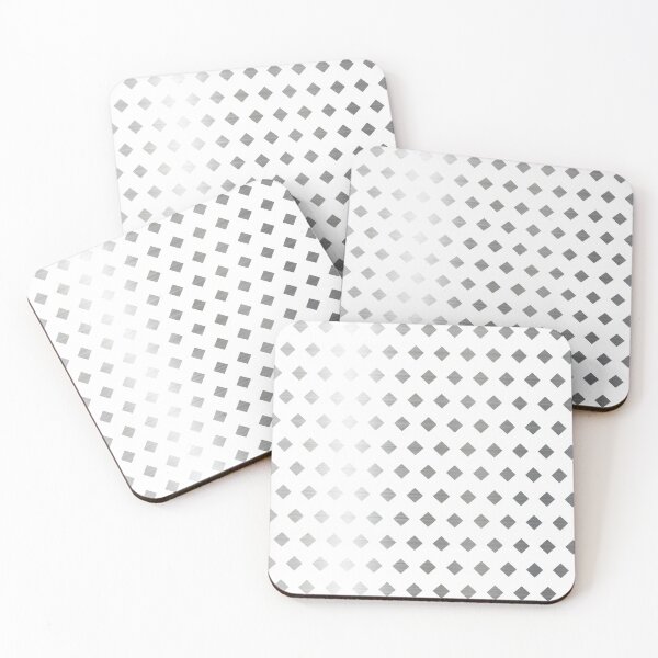 Item preview, Decorative Silver Gray White Diamond Pattern designed and sold by idovedesign.