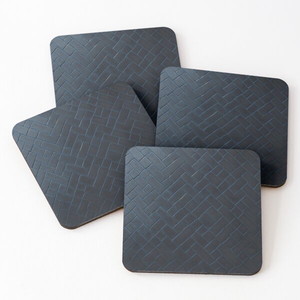 Item preview, Modern Herringbone Charcoal Blue Pattern designed and sold by Tamas Das.