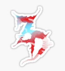 Zeds Dead EDM flag sticker Sticker