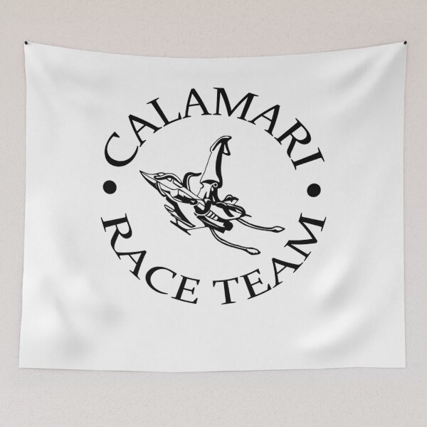 Artikelvorschau, Kreislogo des Calamari Race Team entworfen und verkauft von CareyArtClot.