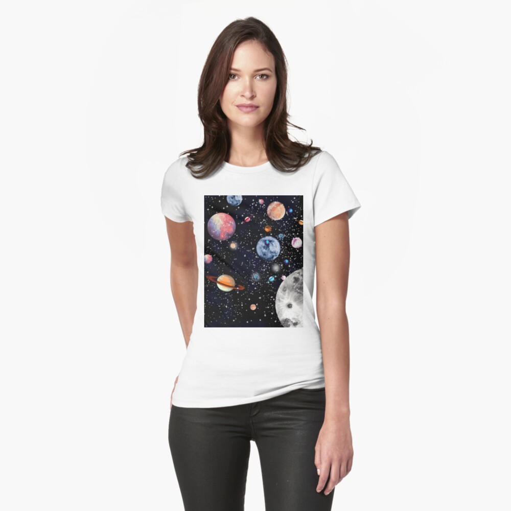 Item preview, Fitted T-Shirt designed and sold by muktalata-barua.