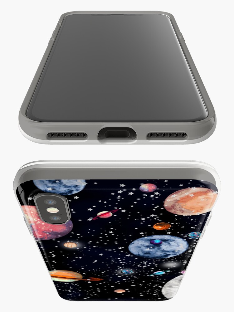 Thumbnail 3 of 5, iPhone Case, Planets designed and sold by muktalata-barua.
