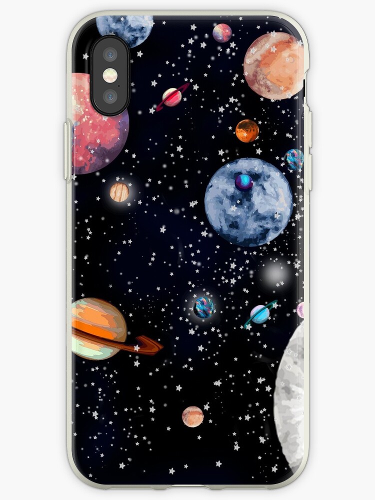 Thumbnail 1 of 5, iPhone Case, Planets designed and sold by muktalata-barua.