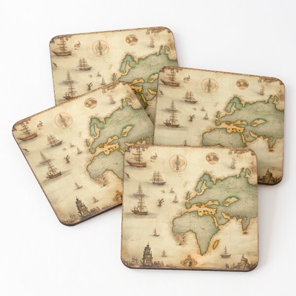Item preview, Mapas antiguos antiguos designed and sold by BrandonArtWorld.